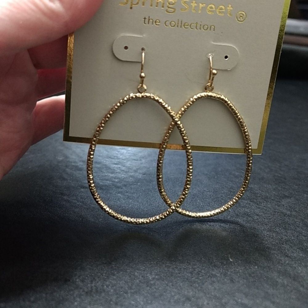 Spring Street gold tone earrings